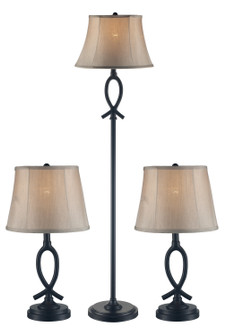 Floor Lamp and Two Table Lamps in Rubbed Oil Bronze (110|RTL-8987)