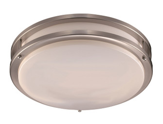 One Light Flush Mount in Brushed Nickel (110|LED-10262 BN)