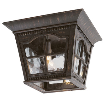 Briarwood Three Light Flushmount Lantern in Antique Rust (110|5427 AR)