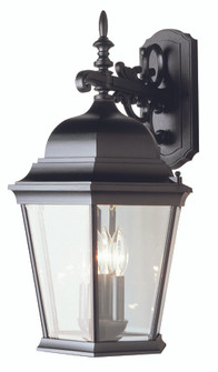 Classical Three Light Wall Lantern in Black (110|51002 BK)