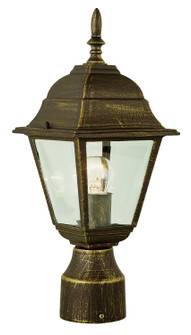 Argyle One Light Postmount Lantern in Black Gold (110|4414 BG)