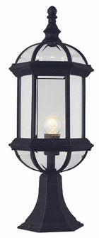 Wentworth One Light Postmount Lantern in Black (110|4182 BK)