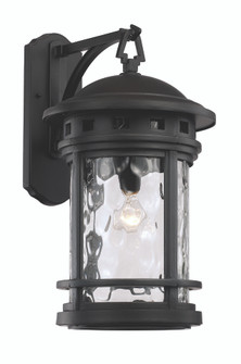 Boardwalk One Light Wall Lantern in Black (110|40372 BK)