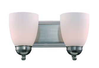 Clayton Two Light Vanity Bar in Brushed Nickel (110|3502-1 BN)