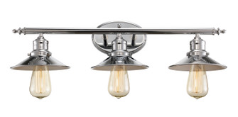 Griswald Three Light Vanity Bar in Polished Chrome (110|20513 PC)