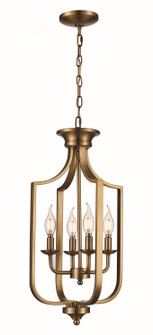 Four Light Pendant in Antique Gold (110|11214 AG)