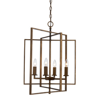 El Capitan Four Light Pendant in Antique Gold (110|10595 AG)