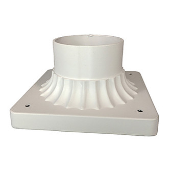 Canby Post Base Mount in White (110|100 WH)