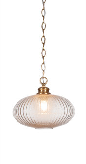 Carina One Light Pendant in New Age Brass (200|92-NAB-4658)