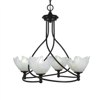 Capri Four Light Chandelier in Dark Granite (200|904-DG-755)