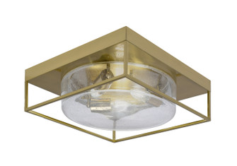 Flush Mounts Three Light Flush Mount in New Age Brass (200|856-NAB-0)