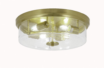 Flush Mounts Four Light Flush Mount in New Age Brass (200|837-NAB-0)