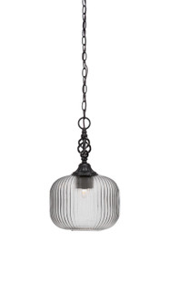 Elegante One Light Pendant in Matte Black (200|82-MB-4610)