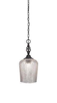 Eleganté One Light Pendant in Matte Black (200|82-MB-4283)