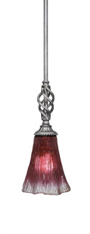 Eleganté One Light Mini Pendant in Aged Silver (200|80-AS-726)