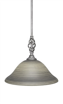 Eleganté One Light Mini Pendant in Aged Silver (200|80-AS-604)