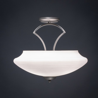 Zilo Three Light Semi-Flush in Graphite (200|565-GP-687)