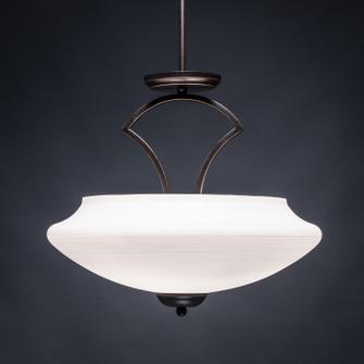 Zilo Three Light Semi-Flush in Dark Granite (200|565-DG-687)