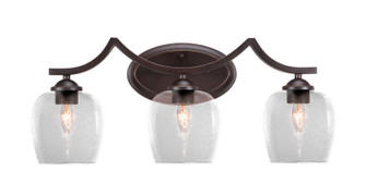 Zilo Three Light Bathroom Lighting in Dark Granite (200|553-DG-4810)