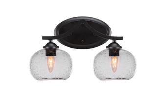 Zilo Two Light Bathroom Lighting in Matte Black (200|552-MB-202)