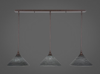 Any Three Light Mini Pendant in Bronze (200|36-BRZ-442)