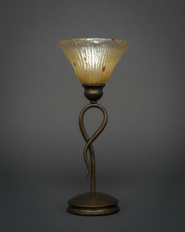 Leaf One Light Mini Table Lamp in Bronze (200|35-BRZ-750)