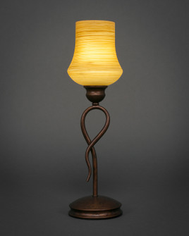 Leaf One Light Mini Table Lamp in Bronze (200|35-BRZ-680)