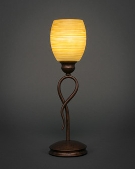 Leaf One Light Mini Table Lamp in Bronze (200|35-BRZ-625)