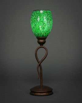 Leaf One Light Mini Table Lamp in Bronze (200|35-BRZ-5057)