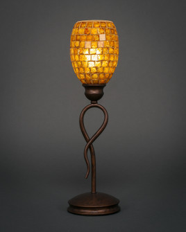 Leaf One Light Mini Table Lamp in Bronze (200|35-BRZ-409)