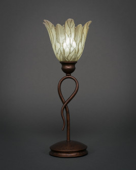 Leaf One Light Mini Table Lamp in Bronze (200|35-BRZ-1025)