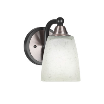 Paramount One Light Wall Sconce in Matte Black & Brushed Nickel (200|3421-MBBN-460)