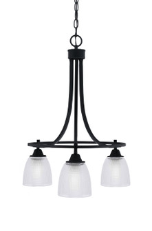 Paramount Three Light Chandelier in Matte Black (200|3413-MB-500)