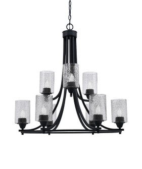 Paramount Nine Light Chandelier in Matte Black (200|3409-MB-3002)