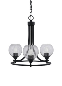 Paramount Three Light Chandelier in Matte Black (200|3403-MB-4102)