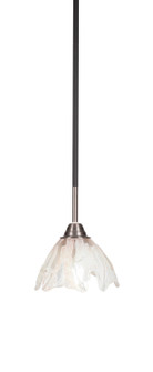 Paramount One Light Mini Pendant in Matte Black & Brushed Nickel (200|3401-MBBN-759)