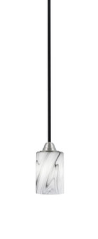 Paramount One Light Mini Pendant in Matte Black & Brushed Nickel (200|3401-MBBN-3009)