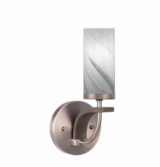 Monterey One Light Wall Sconce in Graphite & Painted Distressed Wood-look (200|2911-GPDW-802)