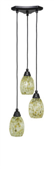 Europa Three Light Mini Pendant in Matte Black (200|28-MB-406)