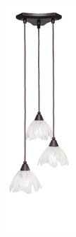 Europa Three Light Mini Pendant in Dark Granite (200|28-DG-759)