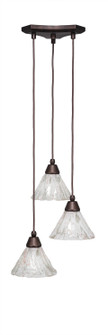 Europa Three Light Mini Pendant in Bronze (200|28-BRZ-7195)