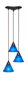 Europa Three Light Mini Pendant in Bronze (200|28-BRZ-4155)