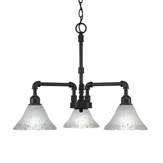 Vintage Three Light Chandelier in Dark Granite (200|283-DG-751)