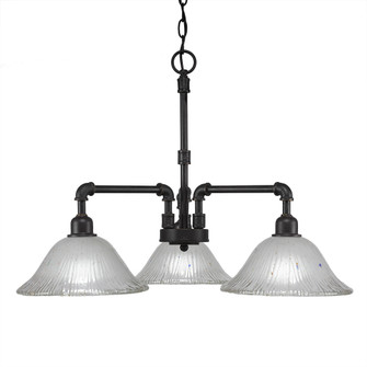 Vintage Three Light Chandelier in Dark Granite (200|283-DG-731)