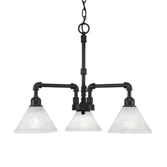 Vintage Three Light Chandelier in Dark Granite (200|283-DG-7145)