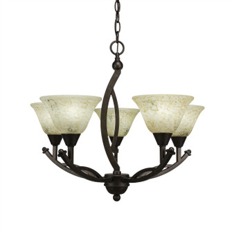 Bow Five Light Chandelier in Bronze (200|275-BRZ-508)