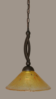 Bow One Light Pendant in Dark Granite (200|271-DG-774)