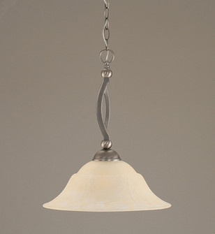 Bow One Light Pendant in Brushed Nickel (200|271-BN-53613)