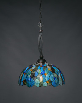 Bow One Light Pendant in Black Copper (200|271-BC-995)