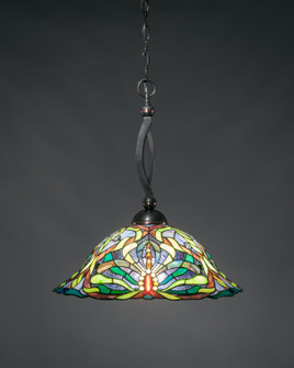 Bow One Light Pendant in Black Copper (200|271-BC-990)